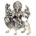 Durga Lion Statue 70% Silver Figurine Mata Ambe Idol Goddess India Article W458